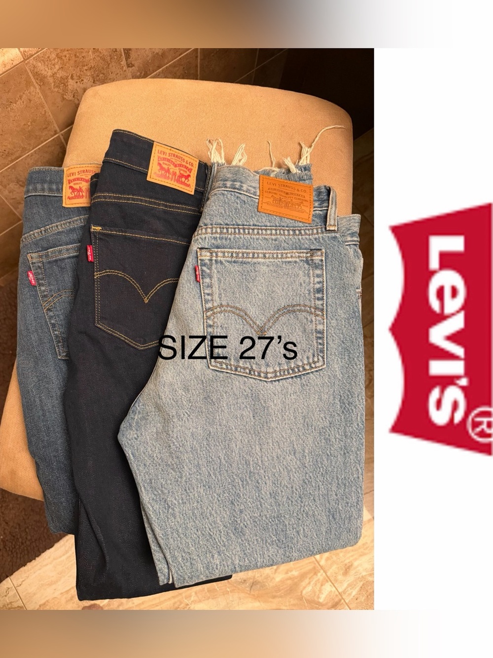 Levi's Triple Denim Pack - Light Blue, Dark Indigo, Medium Blue